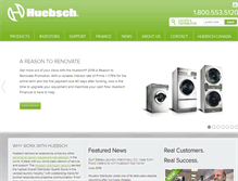 Tablet Screenshot of huebsch.com